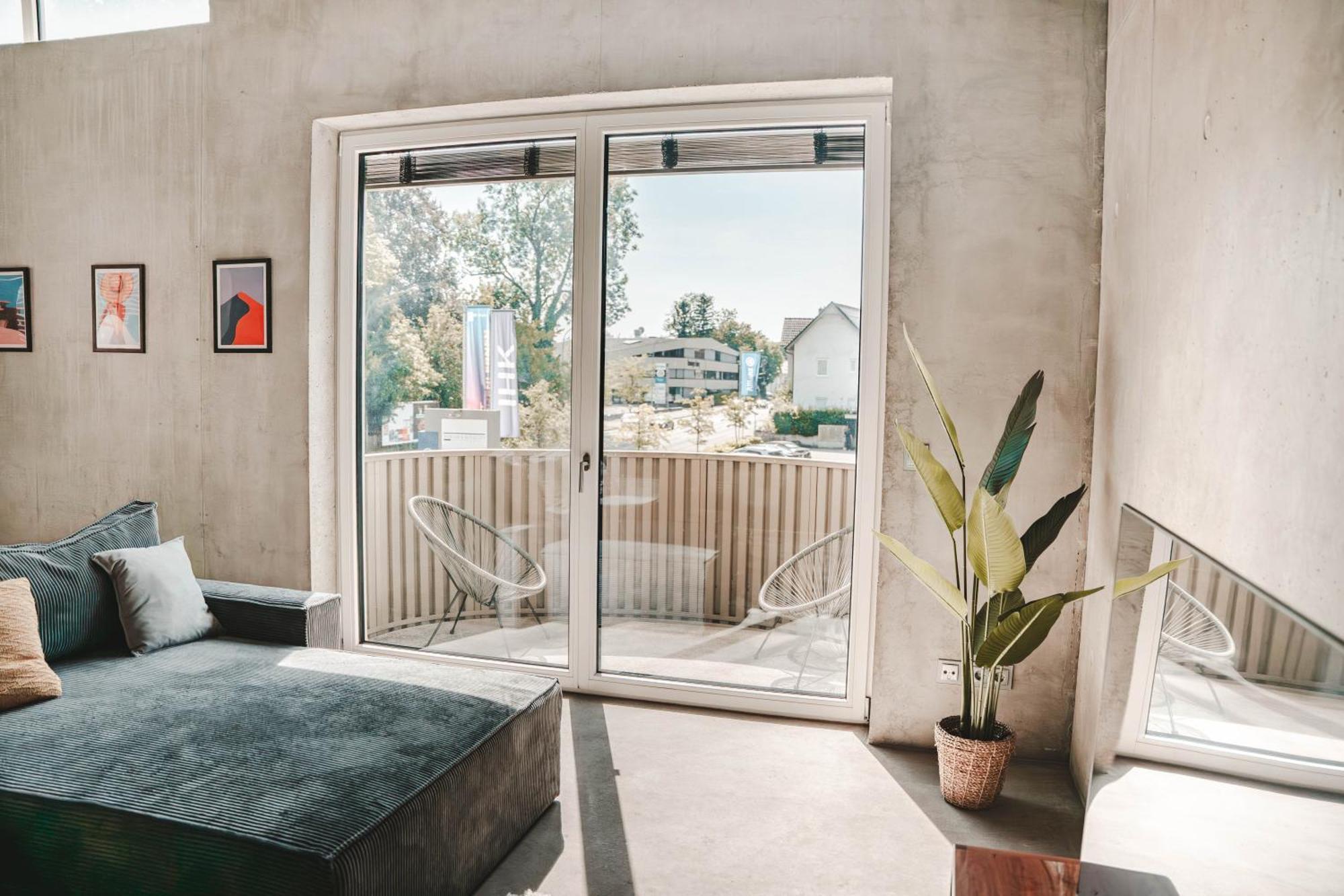 Apartament Sunset Club - Loft - 155 M2 Sichtbeton - Zentral Memmingen Zewnętrze zdjęcie