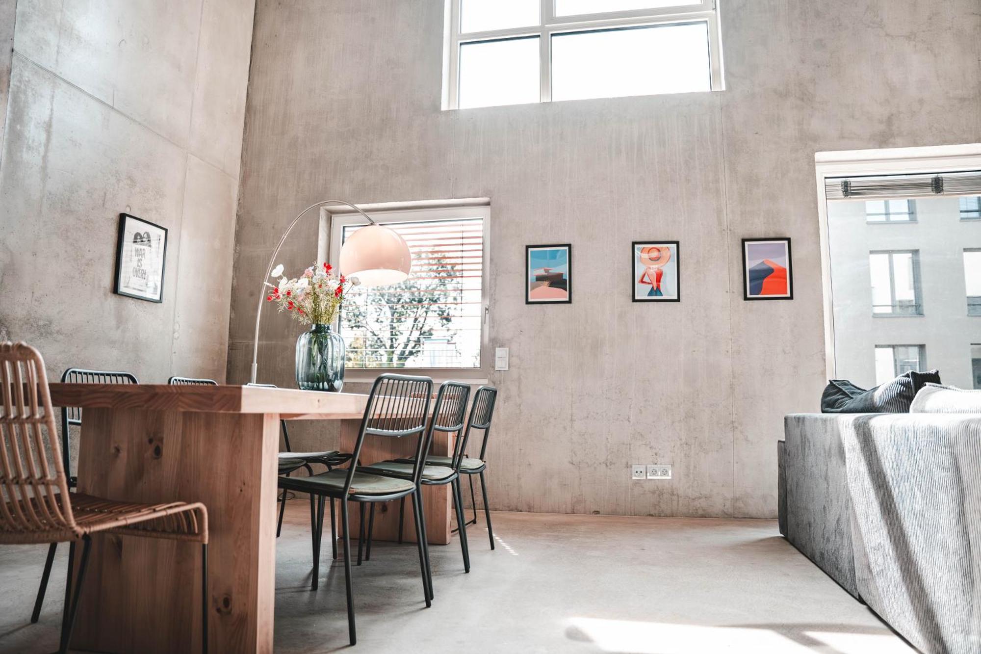 Apartament Sunset Club - Loft - 155 M2 Sichtbeton - Zentral Memmingen Zewnętrze zdjęcie