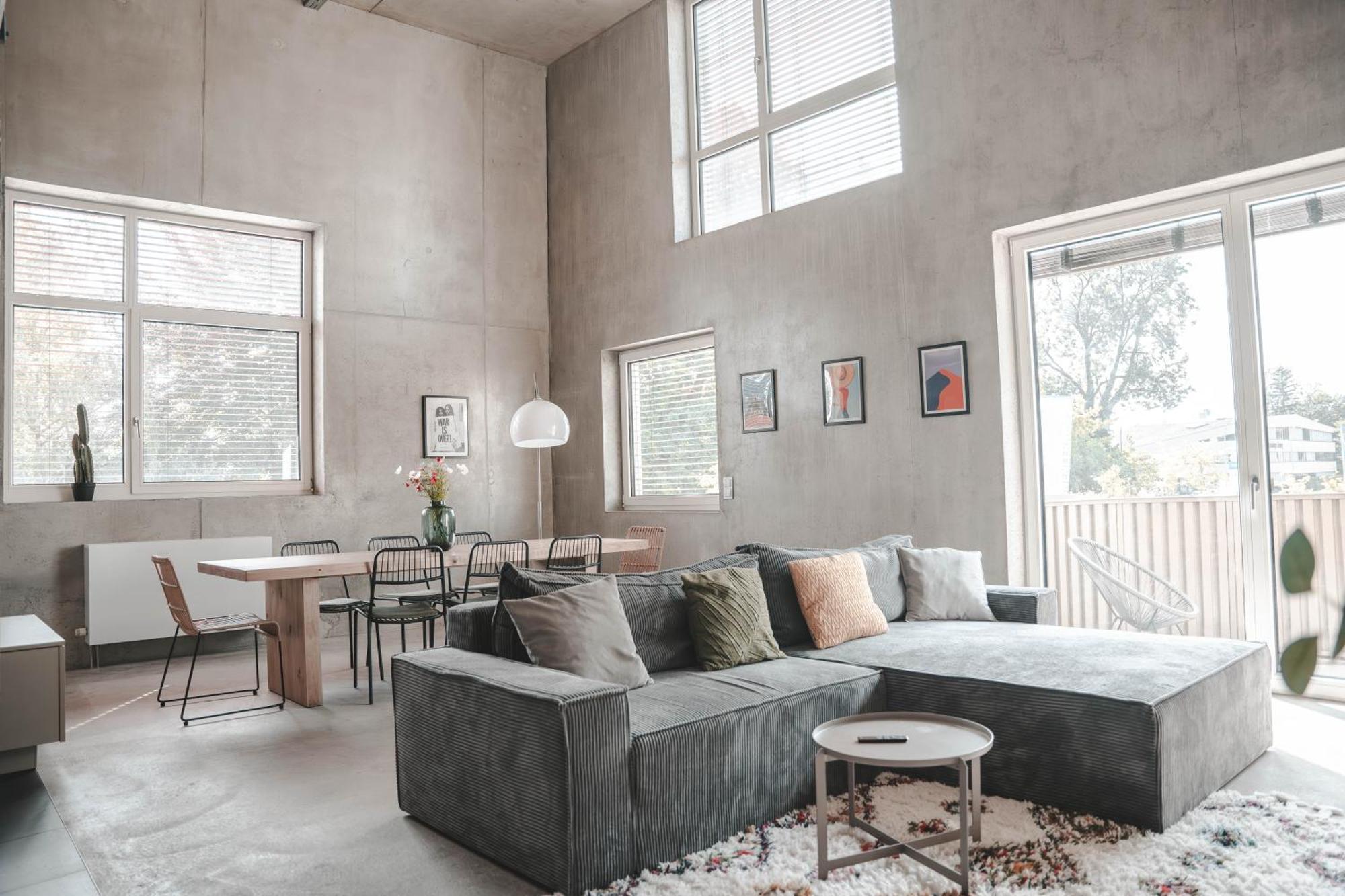 Apartament Sunset Club - Loft - 155 M2 Sichtbeton - Zentral Memmingen Zewnętrze zdjęcie